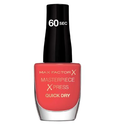 Max Factor Masterpiece Xpress Nail Polish Feelin' Peachy 12g GOODS Boots   