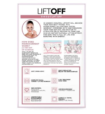 Magnitone LiftOff MicroCurrent Facial Toning and Lifting (Pink) GOODS Boots   