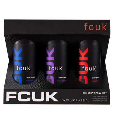 FCUK Bodyspray Trio Gift Set GOODS Boots   