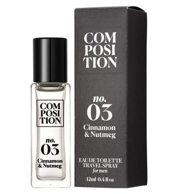 Composition No3 Cinnamon and Nutmeg eau de toilette 12ml Perfumes, Aftershaves & Gift Sets Boots   