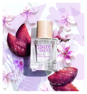 Pure & Co Plum and Cherry Blossom eau de toilette 50ml Perfumes, Aftershaves & Gift Sets Boots   