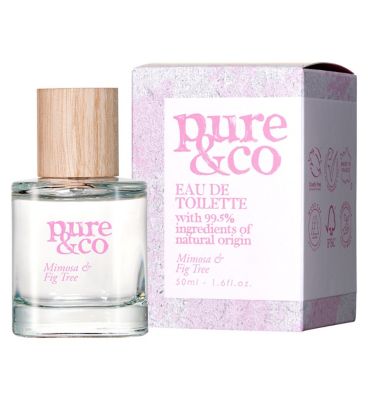 Pure & Co Mimosa and Fig Tree eau de toilette 50ml Perfumes, Aftershaves & Gift Sets Boots   