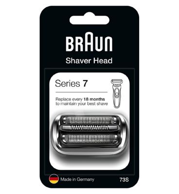 Braun Series 7 Electric Shaver Head Replacement - Silver 73S Men's Toiletries Boots   