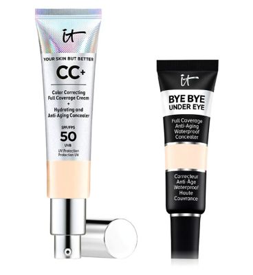 IT Cosmetics Your Skin But Better CC Cream - Fair Light & Bye Bye Under Eye Concealer - Light Fair