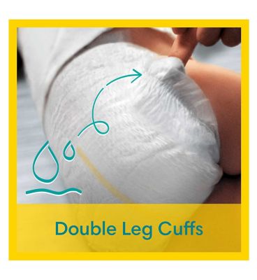 Pampers New Baby Size 0, 24 Newborn Nappies, <3kg, Carry Pack Baby Accessories & Cleaning Boots   