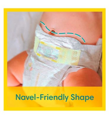 Pampers New Baby Size 0, 24 Newborn Nappies, <3kg, Carry Pack Baby Accessories & Cleaning Boots   