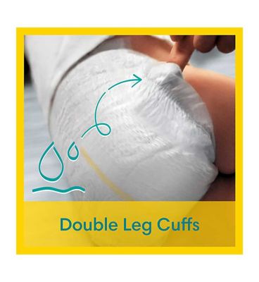 Pampers New Baby Size 2, 31 Newborn Nappies, 4kg-8kg, Carry Pack Baby Accessories & Cleaning Boots   