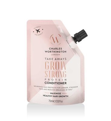 Charles Worthington Grow Strong Protein Conditioner Takeaway 75ml Haircare & Styling Boots   