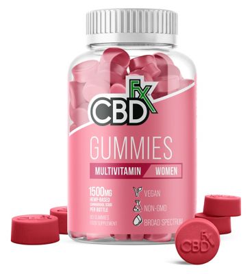 CBDfx Gummies Multivitamin for Women 1500mg - 60 Gummies General Health & Remedies Boots   