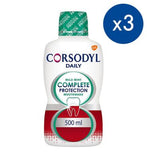 Corsodyl Daily Mild Mint Complete Protection Mouthwash Bundle Accessories & Cleaning Boots   