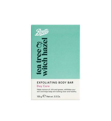 Boots Tea Tree & Witch Hazel Exfoliating Body Bar 100g GOODS Boots   