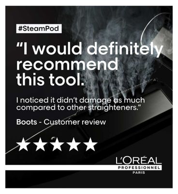 L'Oreal Professionnel Steampod 3.0 Steam Hair Straightener & Styling Tool