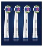 Oral-B 3D White Toothbrush Head with CleanMaximiser Technology, 4 Pack Dental Boots   