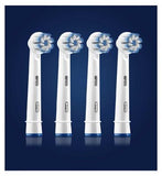 Oral-B Sensitive Clean Toothbrush Head, 4 Pack Dental Boots   