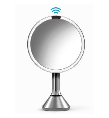 simplehuman Dual Light Sensor Mirror - Stainless Steel Make Up & Beauty Accessories Boots   