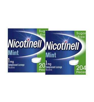 Nicotinell Mint Lozenge - 204s 1mg x 2 Bundle General Health & Remedies Boots   