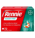 Rennie Sugar Free Flavour - 72 Chewable Tablets First Aid Boots   