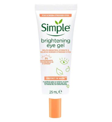 Simple Protect 'n' Glow Brightening Eye Gel 25ml Make Up & Beauty Accessories Boots   