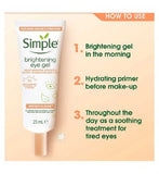 Simple Protect 'n' Glow Brightening Eye Gel 25ml Make Up & Beauty Accessories Boots   