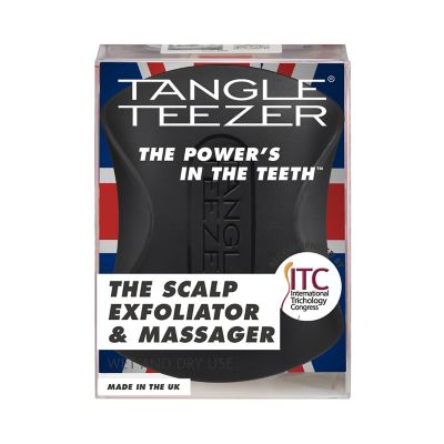 Tangle Teezer Scalp Exfoliator & Massager - Onyx Black Miscellaneous Boots   