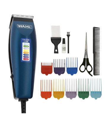 Wahl Clipper Kit Colour Pro Corded Blue