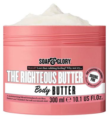 Soap & Glory The Righteous Butter 300ml Make Up & Beauty Accessories Boots   