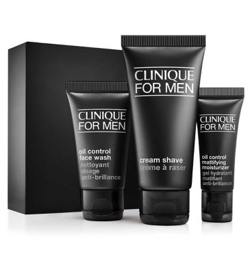 Clinique for Men Daily Oil-Free Essentials Starter Kit Men's Toiletries Boots   