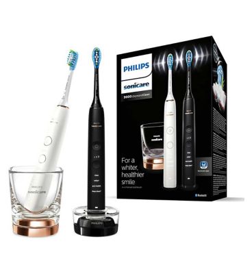 Philips Sonicare DiamondClean 9000 Dual pack Black/Rose Gold HX9914/57 Dental Boots   