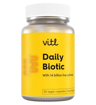 Vitl Health Goals Daily Biotic - 30 Vegan Capsules Vitamins, Minerals & Supplements Boots   