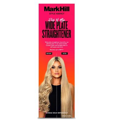 Mark Hill Pick n Mix Wide Plate Straightener Barrel Haircare & Styling Boots   