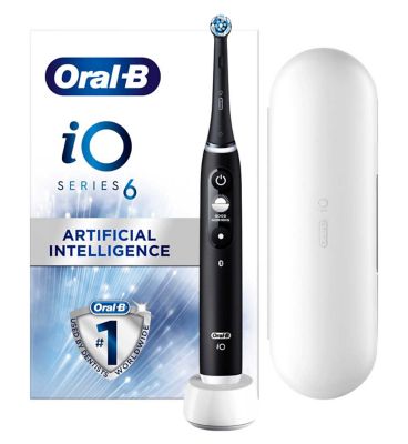 Oral-B iO6 Electric Toothbrush - Black Lava