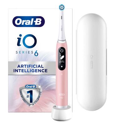 Oral-B iO6 Pink Sand Ultimate Clean Electric Toothbrush