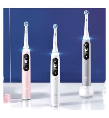 Oral-B iO6 Pink Sand Ultimate Clean Electric Toothbrush Dental Boots   