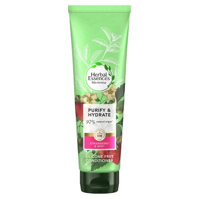 Herbal Essences Strawberry & Mint Purify & Hydrate Vegan Hair Conditioner 275ml - McGrocer