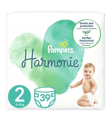 Pampers Harmonie Size 2, 39 Nappies, 4kg-8kg, Essential Pack Toys & Kid's Zone Boots   