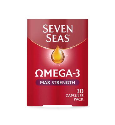 Seven Seas Omega-3 Fish Oil Max Strength with Vitamin D 30 Capsules - McGrocer