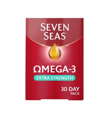 Seven Seas Omega-3 Fish Oil Extra Strength with Vitamin D 30 Capsules GOODS Boots   