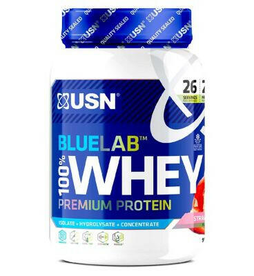 USN BlueLab 100% Whey Premium Protein Strawberry Flavour 476g GOODS Boots   