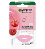 Garnier Cherry and Panthenol Replumping Lip Sheet Mask 5g Make Up & Beauty Accessories Boots   