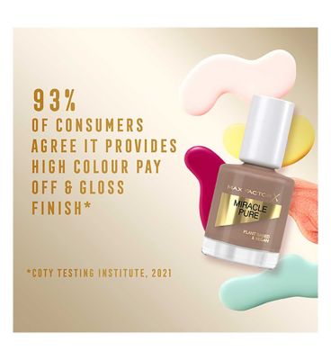 Max Factor Miracle Pure Nail Polish - Spiced Chai Body Care Boots   