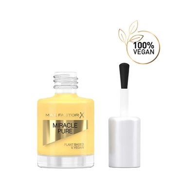 Max Factor Miracle Pure Nail Polish - Lemon Tea Body Care Boots   