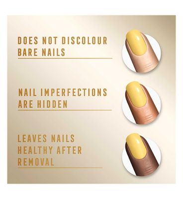 Max Factor Miracle Pure Nail Polish - Lemon Tea Body Care Boots   