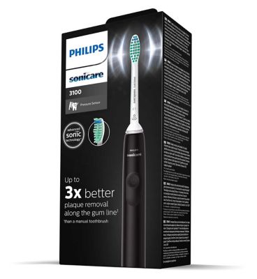 Philips Sonicare Series 3100 Toothbrush - Black HX3671/14 Dental Boots   