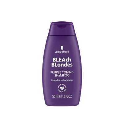 Lee Stafford Bleach Blondes Purple Toning Shampoo 50ml