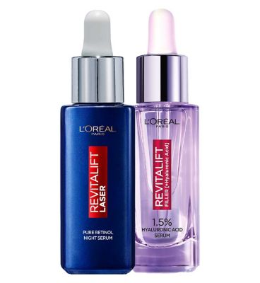 L'Oreal Paris Retinol Hyaluronic Acid Serum Bundle