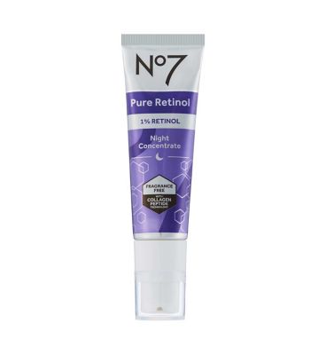 No7 Pure Retinol 1% Retinol Night Concentrate 30ml Beauty & Personal Care Boots   