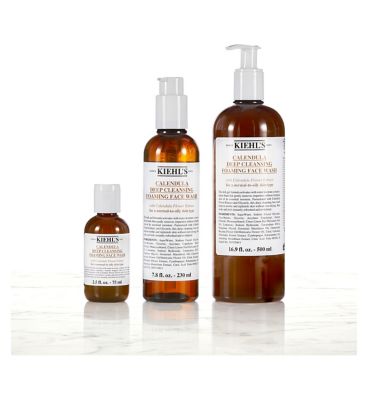 Kiehl's Calendula Deep Cleansing Foaming Face Wash 75ml Suncare & Travel Boots   