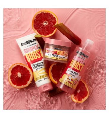 Soap & Glory Simply The Boost Body Polish Scrub 300ml Body Care Boots   