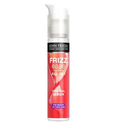 John Frieda Frizz Ease All-in-1 Original Serum 50ml for Medium to Thick Hair Haircare & Styling Boots   