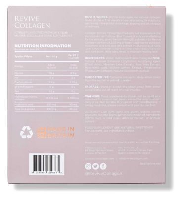 REVIVE COLLAGEN ORIGINAL, 8,500MG 28 X 22G SACHETS Vitamins, Minerals & Supplements Boots   